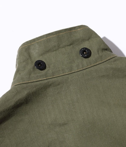 Buzz Rickson’s Lot BR15123 149OLV USMC M-1944 Herringbone Utility Jacket