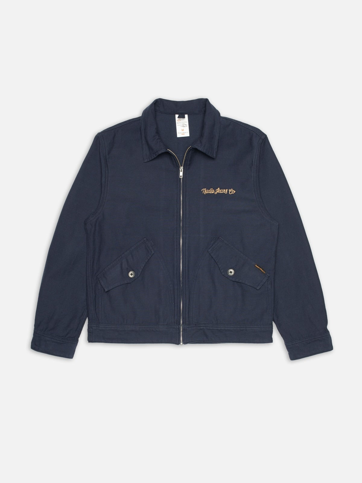 Blake Zip Jacket Back Sateen Navy