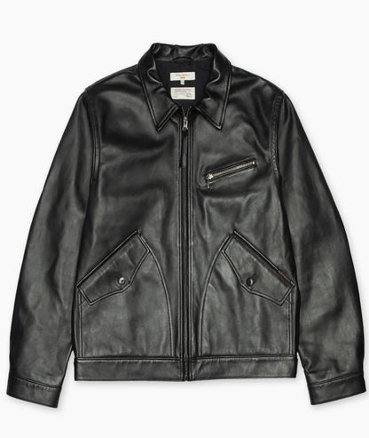Blake Zip Jacket Leather B01/Black