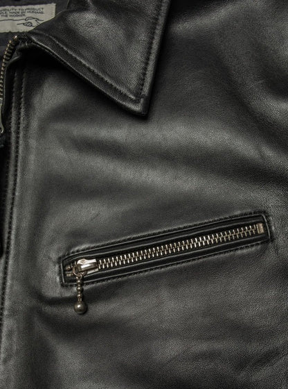 Blake Zip Jacket Leather B01/Black