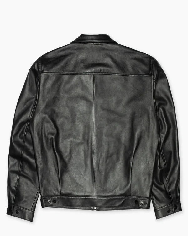 Blake Zip Jacket Leather B01/Black