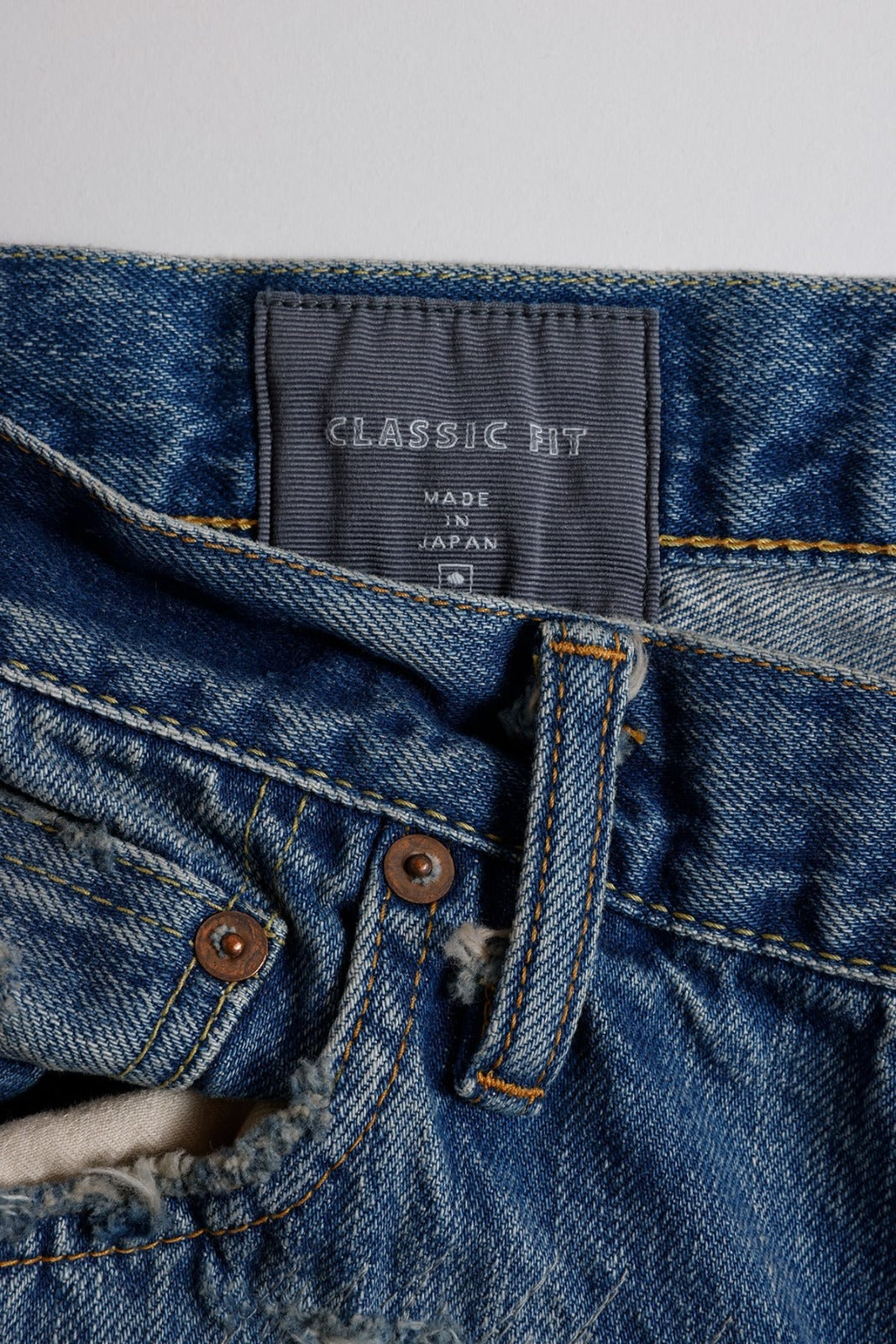 FDMTL CLASSIC STRAIGHT DENIM CS136 FA26/MG136 INDIGO