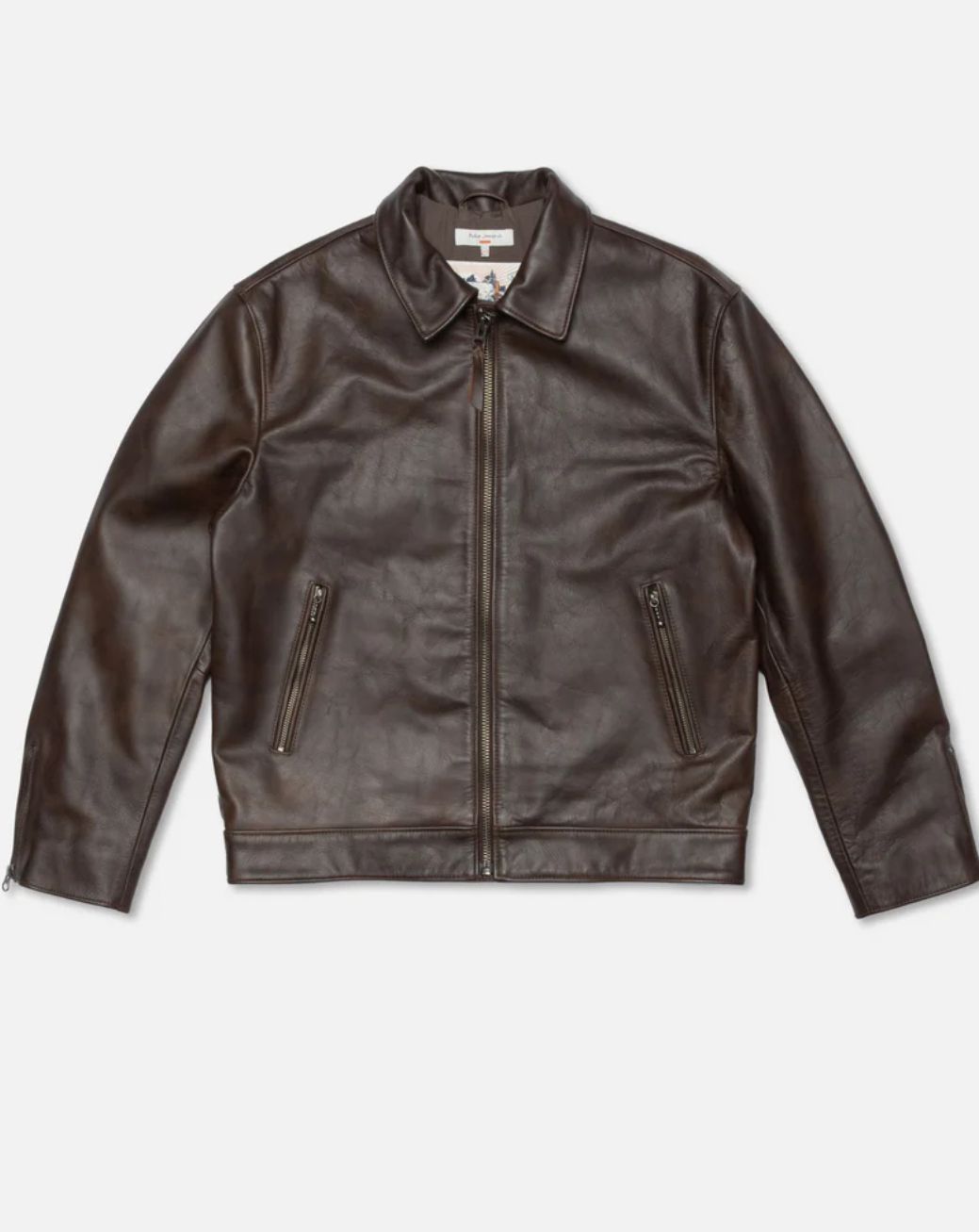 Eddy Rider Leather Jacket B10/ Brown