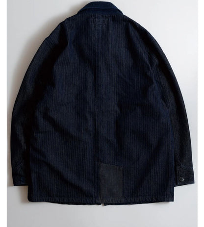 FDMTL COVERALL JACKET RINSE FA25/JK31R INDIGO