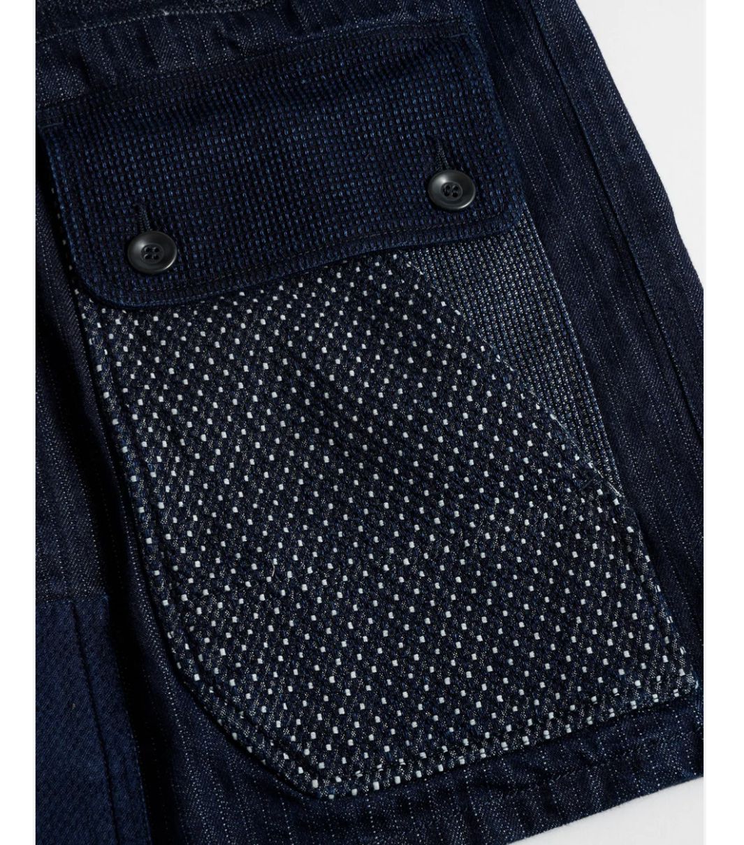 FDMTL COVERALL JACKET RINSE FA25/JK31R INDIGO