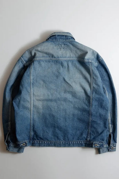 FDMTL FA25JK33U-IND Third Jacket 3YR Wash Denim Indigo jacket