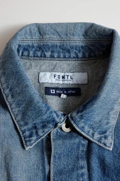 FDMTL FA25JK33U-IND Third Jacket 3YR Wash Denim Indigo jacket