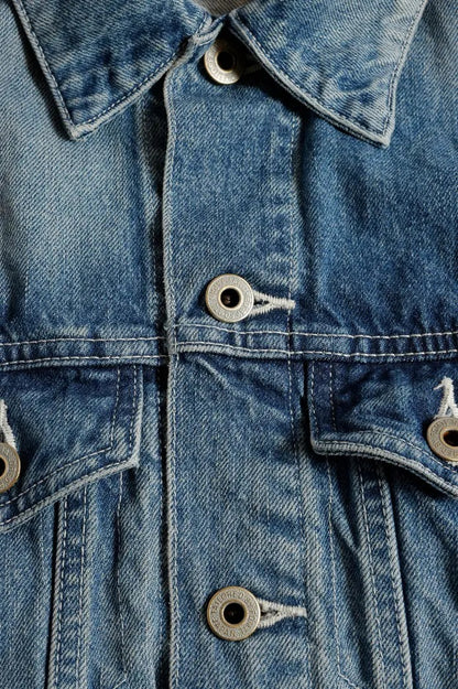FDMTL FA25JK33U-IND Third Jacket 3YR Wash Denim Indigo jacket