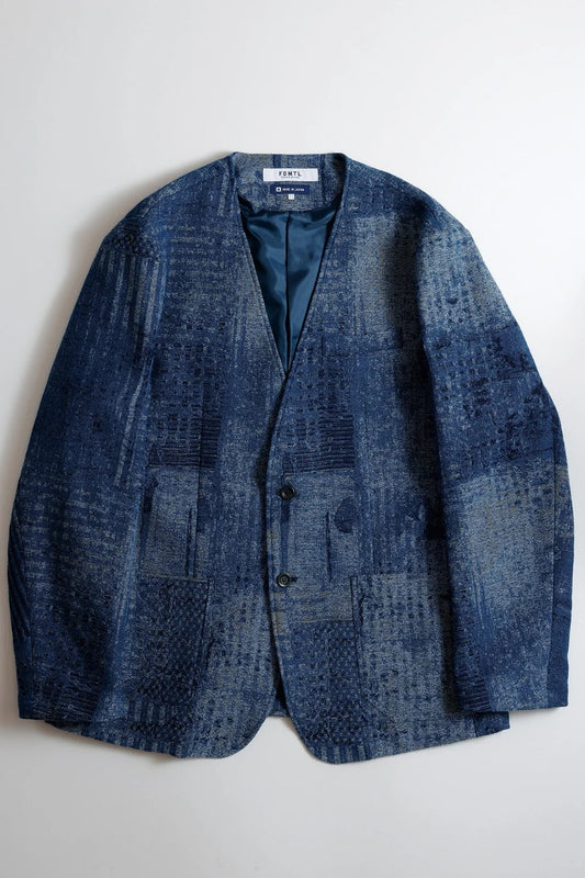 FDMTL FA25JK37R BORO JAQUARD JACKET RINSE