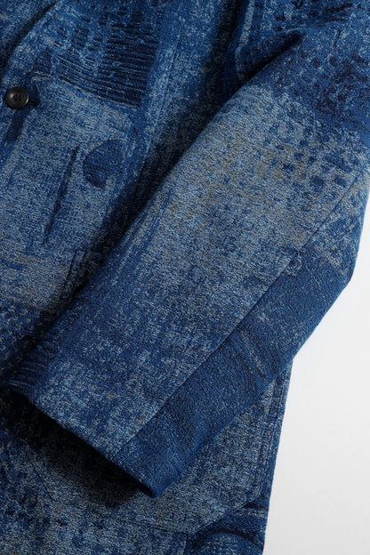 FDMTL FA25JK37R BORO JAQUARD JACKET RINSE