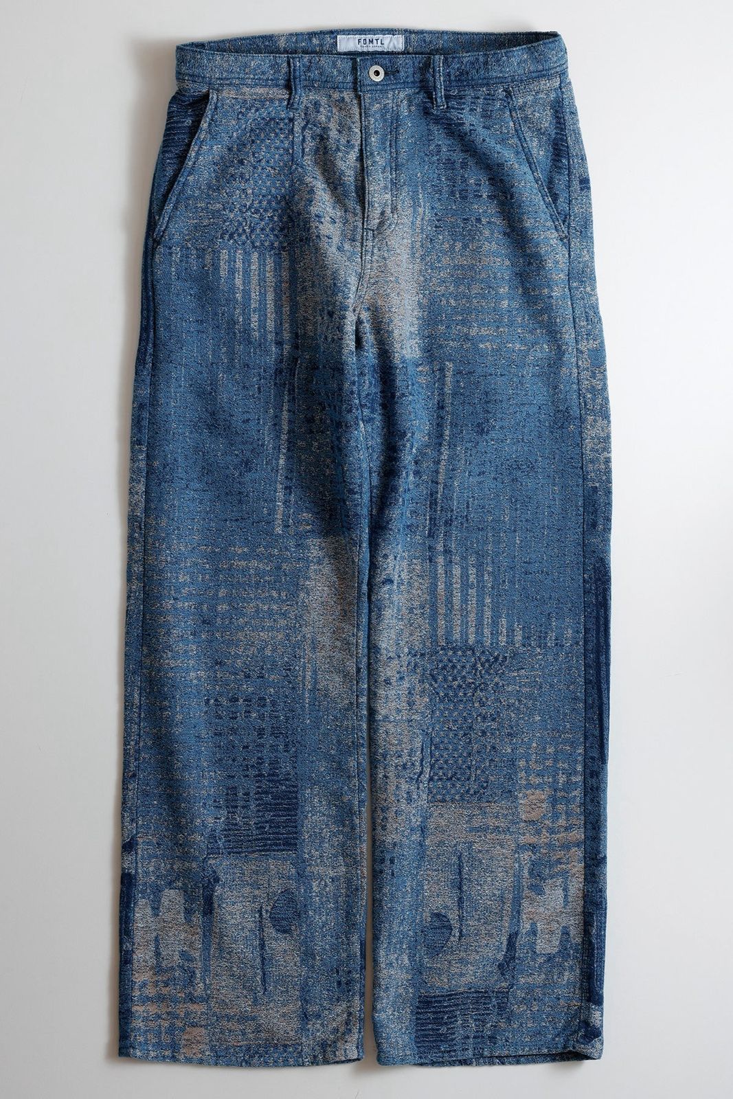 FDMTL FA25PN37U BORO JAQUARD WIDE PANTS 3YR WASH