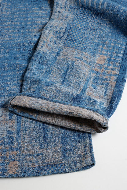 FDMTL FA25PN37U BORO JAQUARD WIDE PANTS 3YR WASH