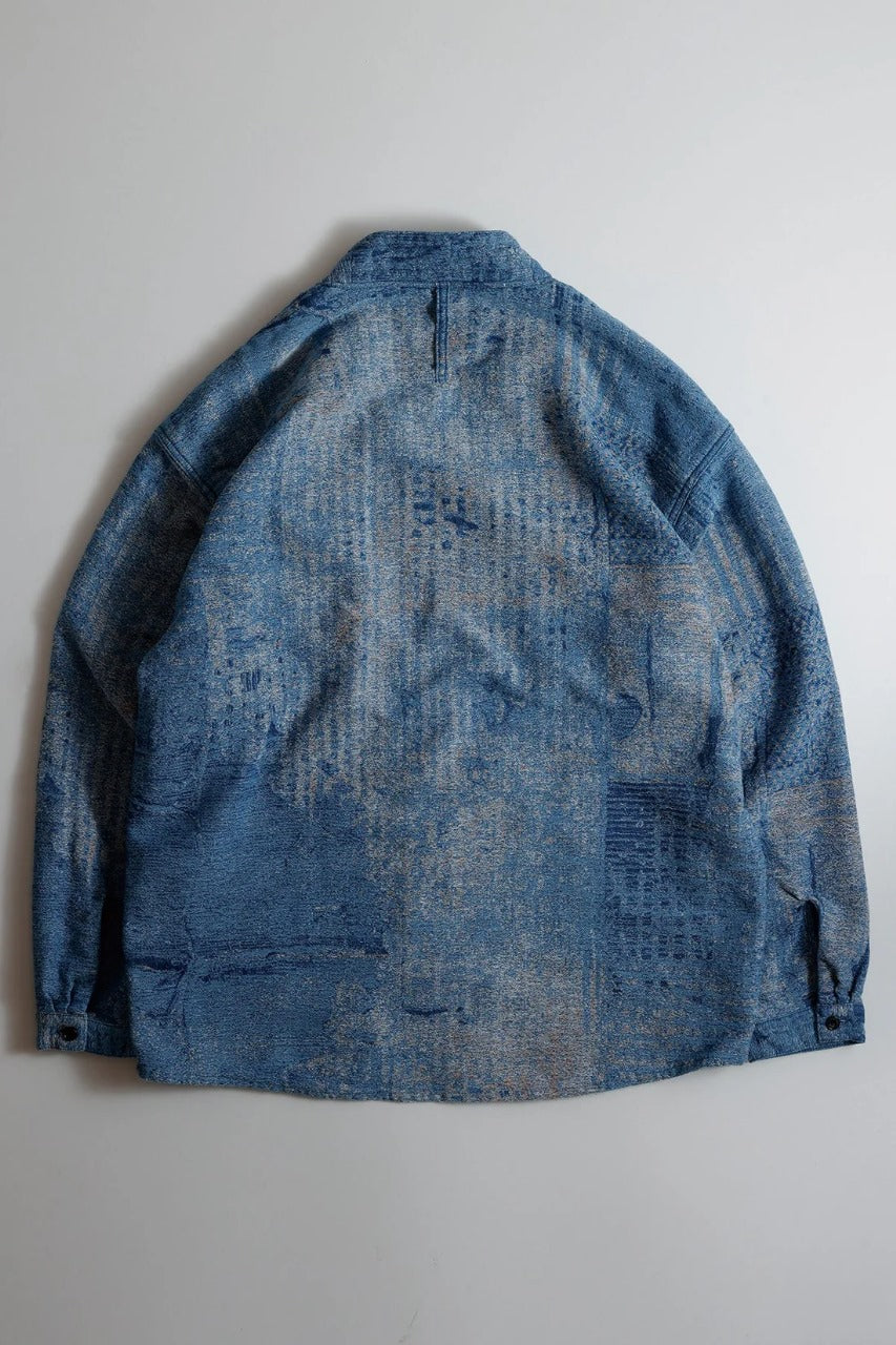 FDMTL FA25SH47U BORO HAORI JAQUARD JACKET 3YR Wash