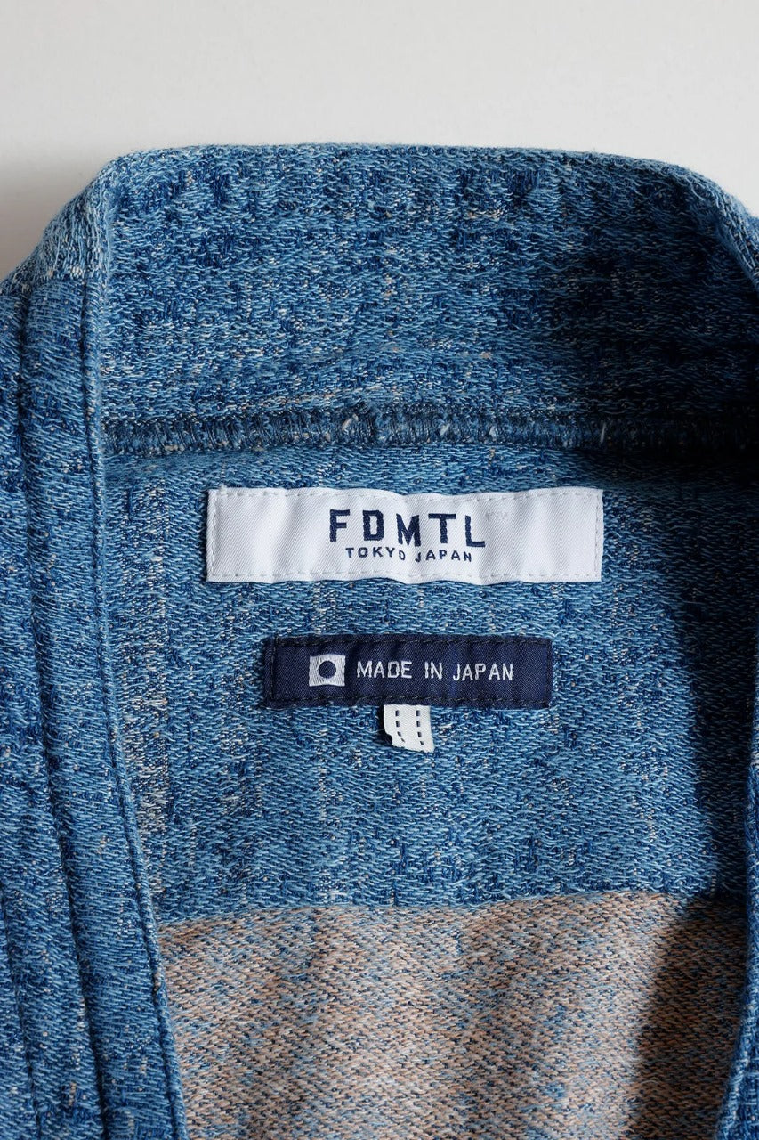 FDMTL FA25SH47U BORO HAORI JAQUARD JACKET 3YR Wash