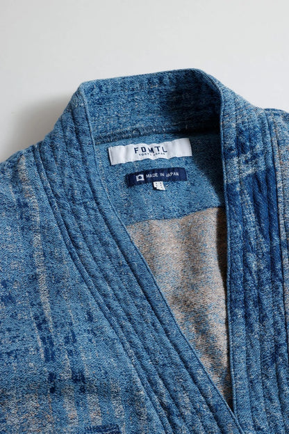 FDMTL FA25SH47U BORO HAORI JAQUARD JACKET 3YR Wash