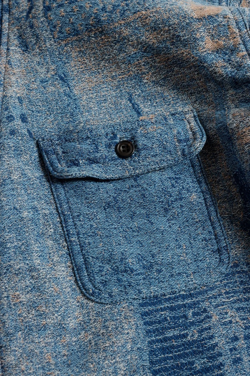 FDMTL FA25SH47U BORO HAORI JAQUARD JACKET 3YR Wash