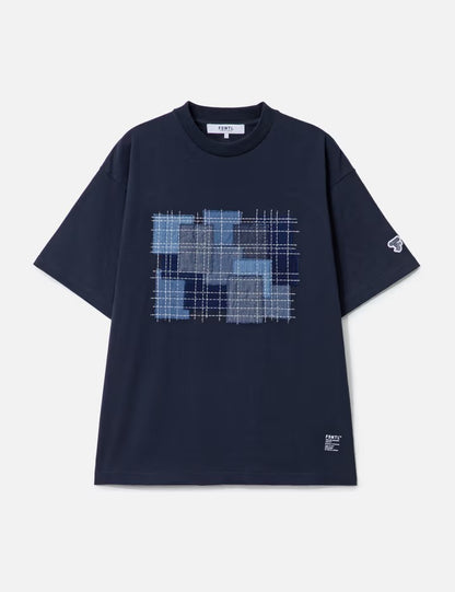 FDMTL BORO EMBROIDERED TEE FA25/TE36 Navy