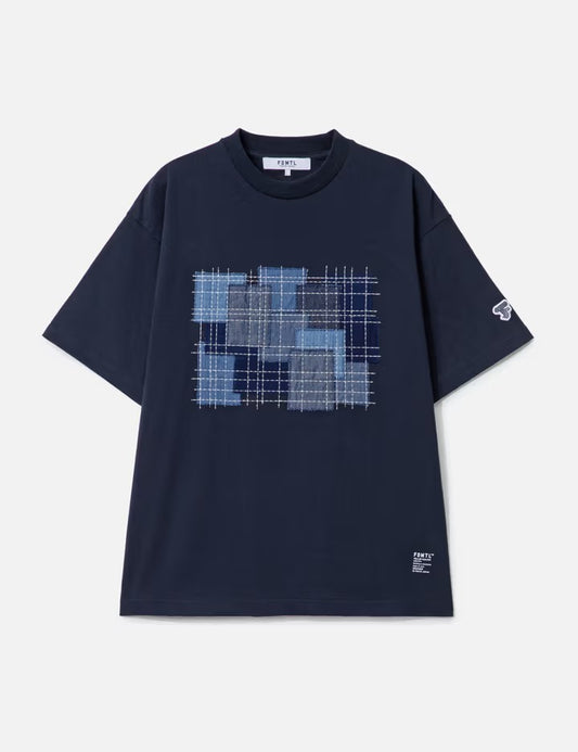 FDMTL BORO EMBROIDERED TEE FA25/TE36 Navy