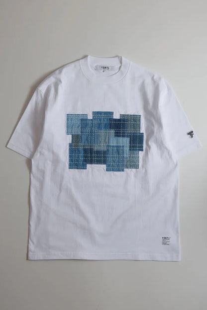 FDMTL BORO EMBROIDERED TEE FA25/TE36 White