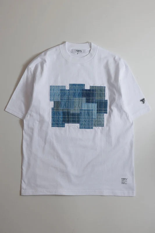 FDMTL BORO EMBROIDERED TEE FA25/TE36 White