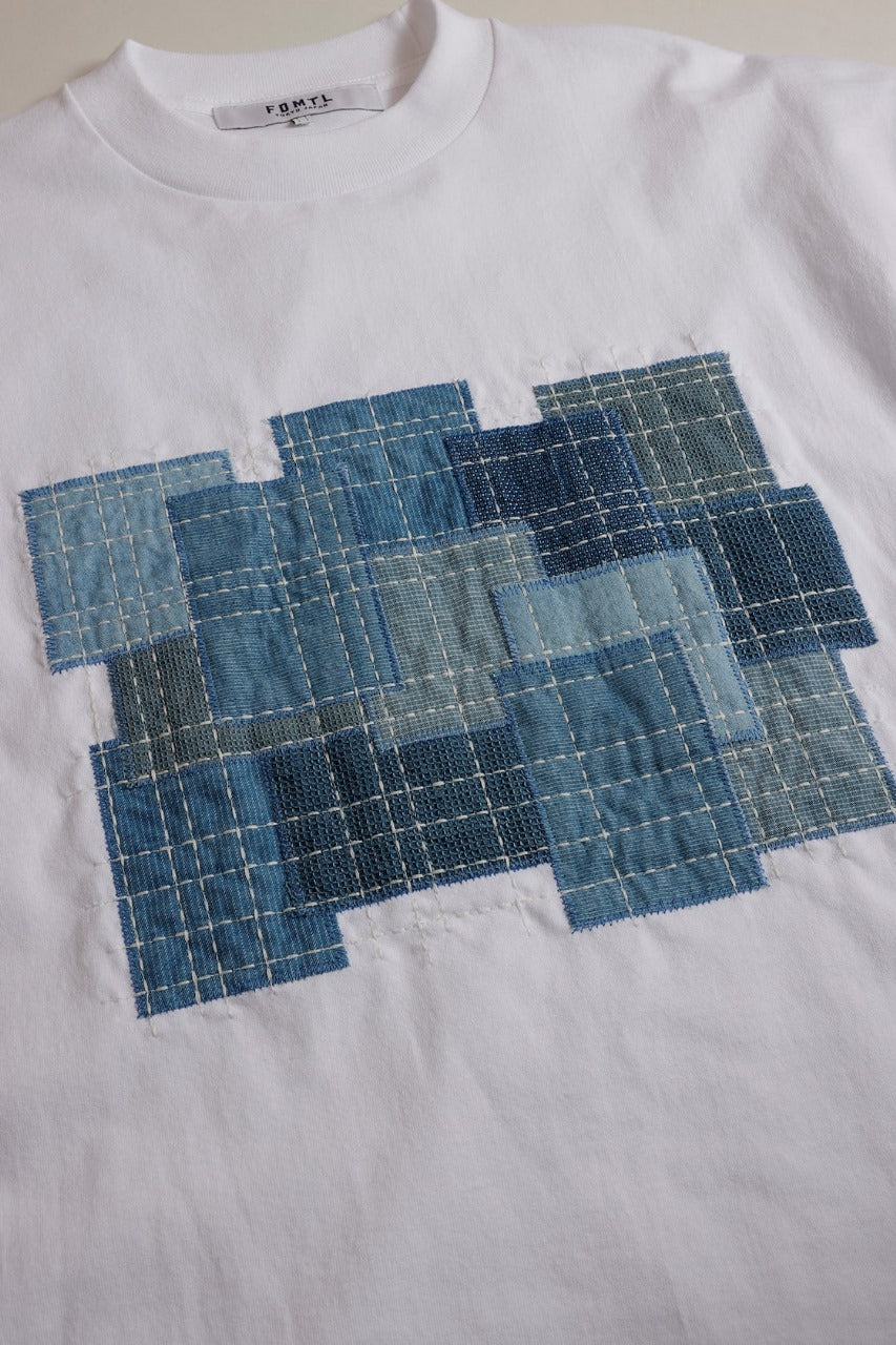 FDMTL BORO EMBROIDERED TEE FA25/TE36 White