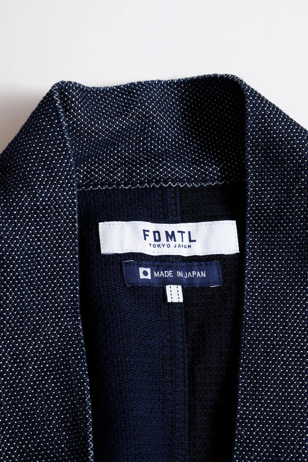FDMTL PACHWORK HAORI JACKET RINSE FA26/JK11R INDIGO