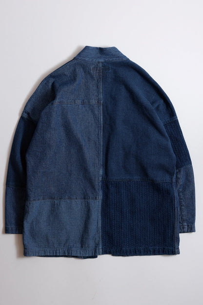 FDMTL PACHWORK HAORI JACKET 3YR WASH FA26/JK11U INDIGO