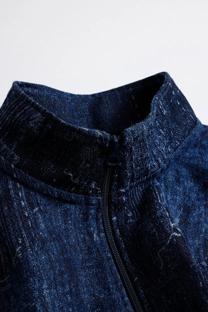 FDMTL BORO TRACK JACKET RINSE FA26/JK17R INDIGO