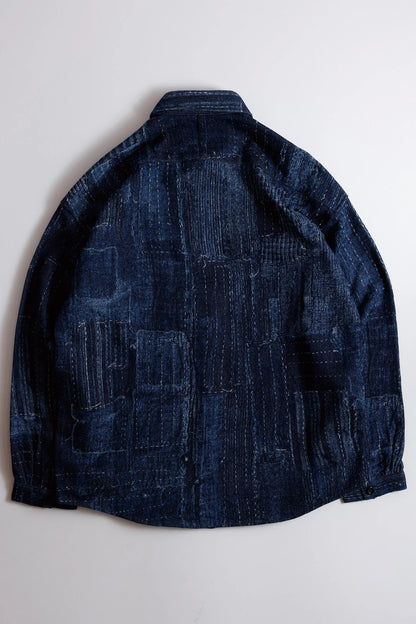 FDMTL BORO SHIRT RINSE FA26/SH17R INDIGO