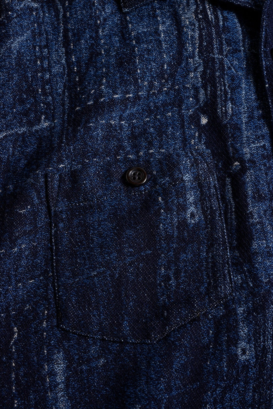 FDMTL BORO S/S SHIRT RINSE FA26/SH27R INDIGO