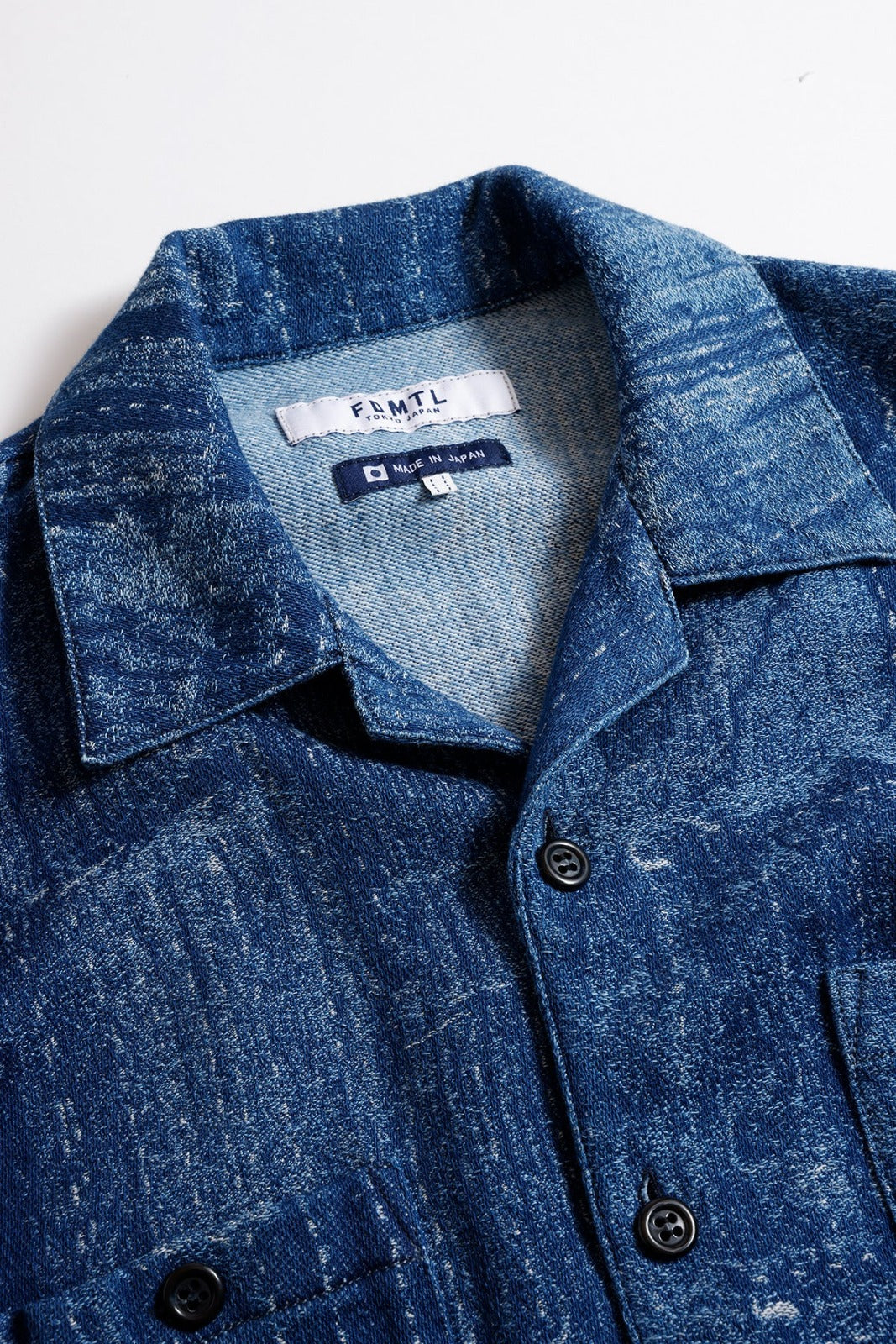 FDMTL BORO S/S SHIRT 3YR WASH FA26/SH27U INDIGO