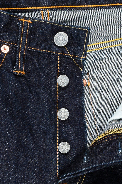 The Flat Head FN-3005 Straight Jeans Selvedge One Wash Indigo