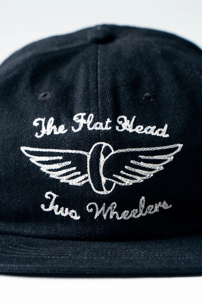 The Flat Head FN-HC007  Headwear 12oz Denim Tracker Cap