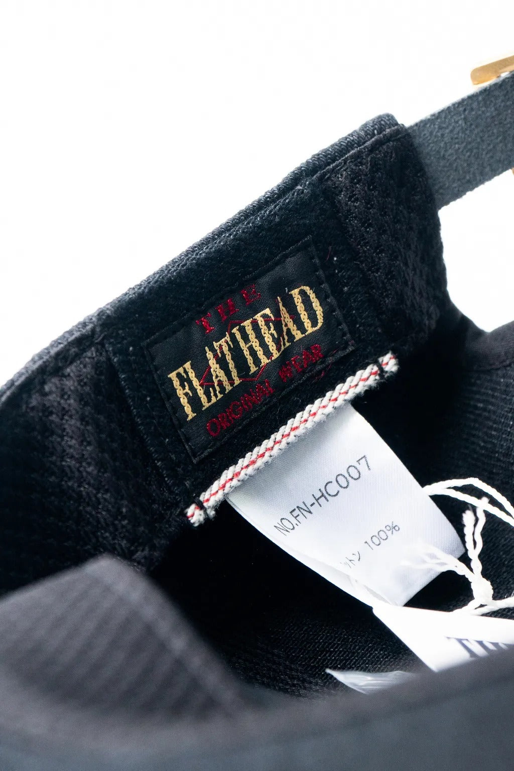 The Flat Head FN-HC007  Headwear 12oz Denim Tracker Cap