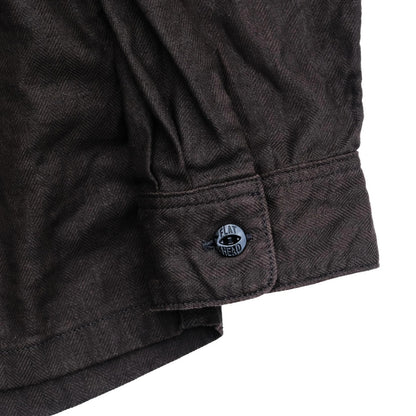 The Flat Head FN-SCR-022L "Bengara" Open Collar L/S Shirt