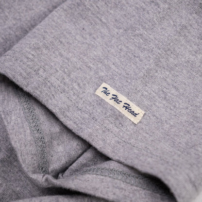 The Flat Head FN-THC-101 Plain T-Shirt Grey