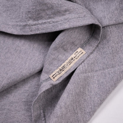 The Flat Head FN-THC-101 Plain T-Shirt Grey