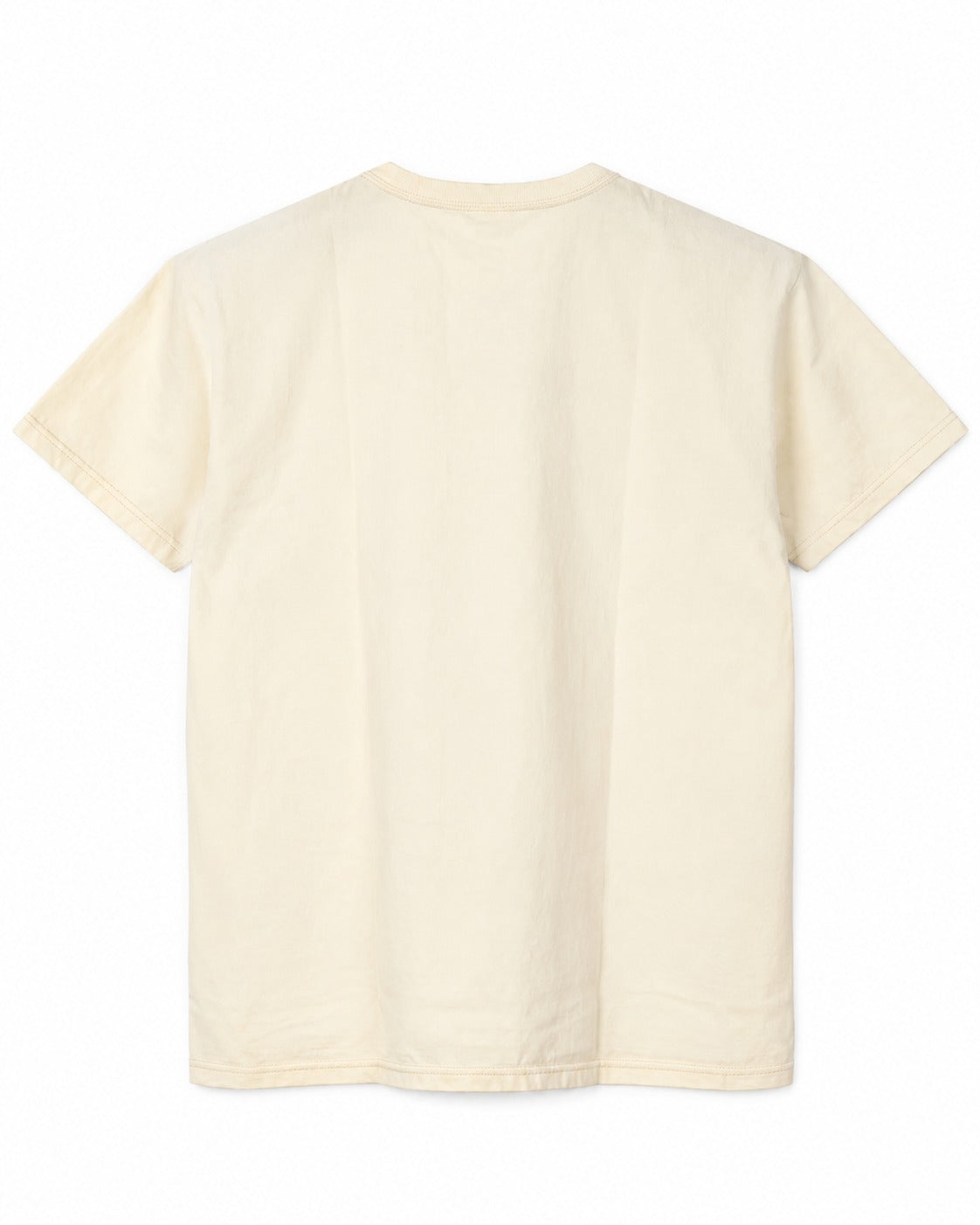 The Flat Head FN-THC-101 Plain T-shirt Ivory