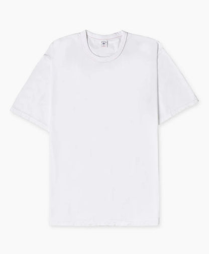 The Flat Head FN-THC-101 Plain T-shirt White