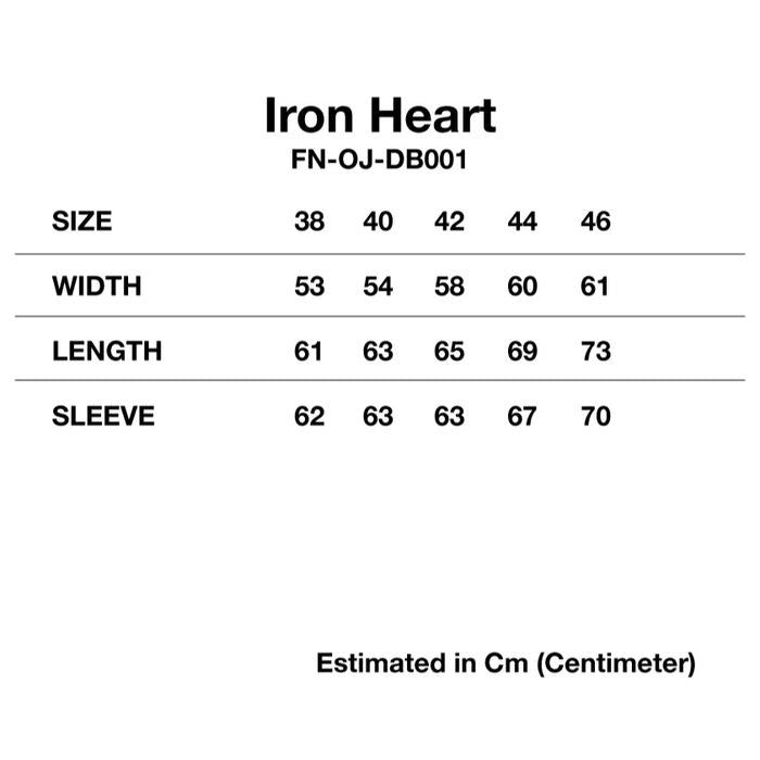 The Flat Head FN-OJ-DB001 12.5oz BLACK DENIM 40’s JACKET