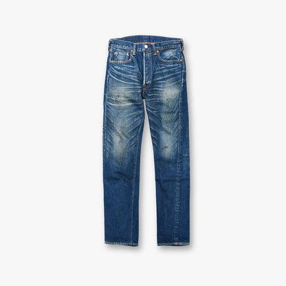 FullCount 1344-1108 - "More Than Real" Slim Straight Denim 13.7oz Indigo Blue