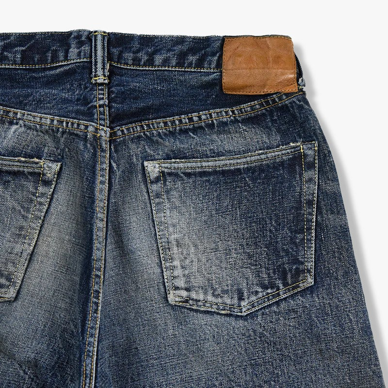 FullCount 1345-1110 - "Fear of The Dark" Tapered Denim 15.5oz Indigo Blue