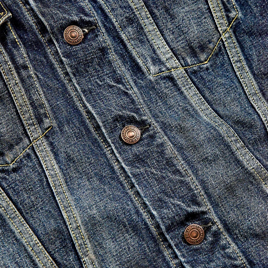 FullCount 2050-2101 - "Fear of The Dark" Type 3 15.5oz Indigo Blue