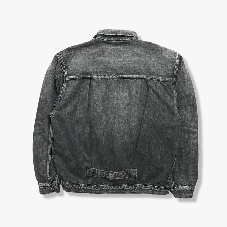 FullCount 2107BKSSHW - 11.5oz "Super Smooth" Black Selvedge Denim Dartford Jacket - Type 1