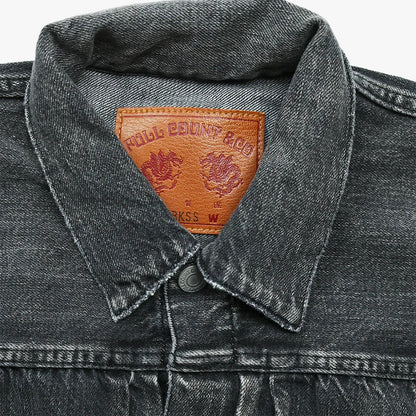 FullCount 2107BKSSHW - 11.5oz "Super Smooth" Black Selvedge Denim Dartford Jacket - Type 1