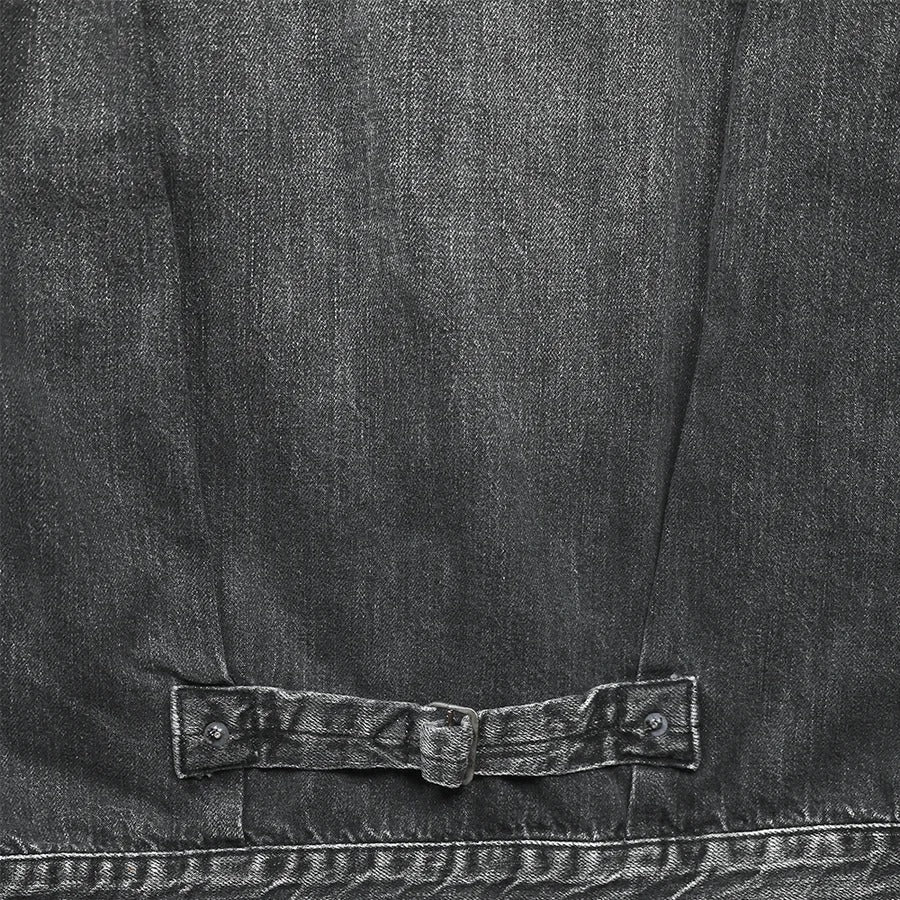 FullCount 2107BKSSHW - 11.5oz "Super Smooth" Black Selvedge Denim Dartford Jacket - Type 1