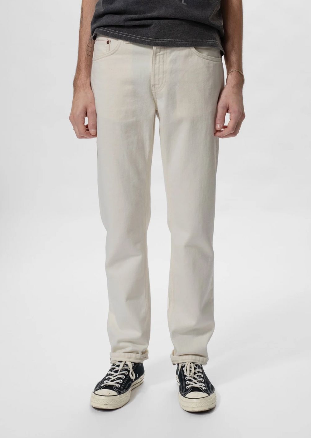 Gritty Jackson Ivory Selvage
