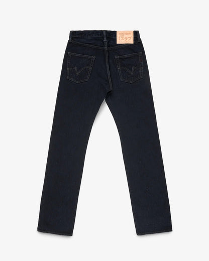 Iron Heart IH-634S-SLBod 16oz Slubby Selvedge Denim Straight Cut Jeans - Indigo Overdyed Black