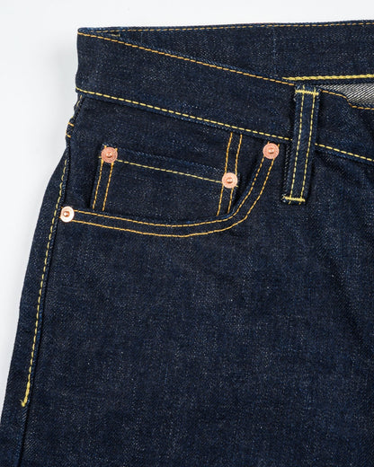 Iron Heart IH-666S-18 18oz Vintage Selvedge Denim Slim Straight Cut Jeans