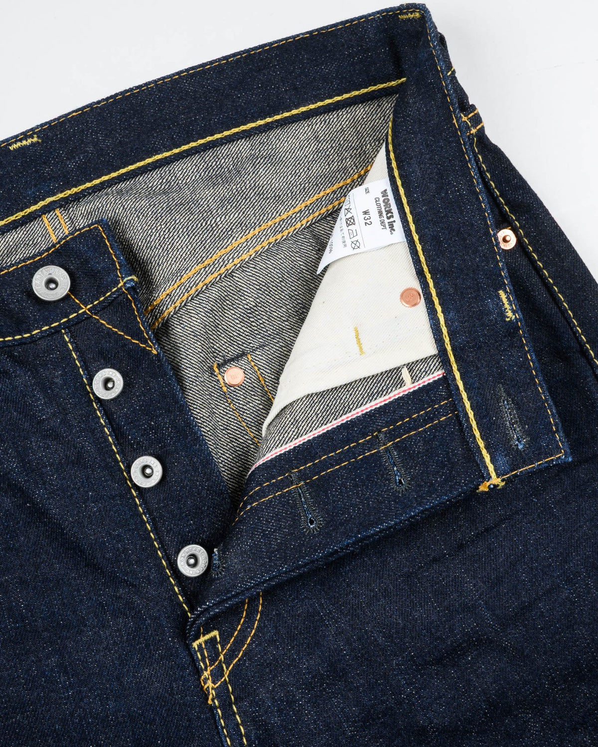 Iron Heart IH-666S-18 18oz Vintage Selvedge Denim Slim Straight Cut Jeans